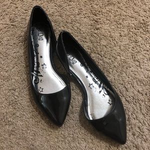 NWOT Black flats